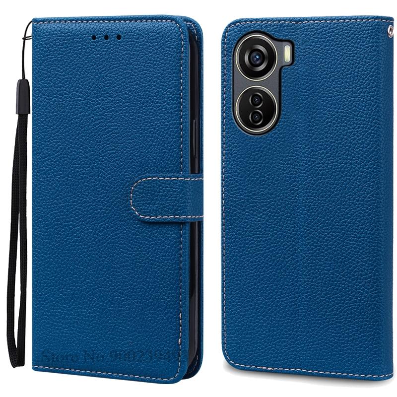 Для ZTE Blade V40 Design Чехол Кошелек Кожаный Чехол-книжка Для ZTE Blade V40 Design Чехол Подставка Книжка Чехол Coque Fundas
