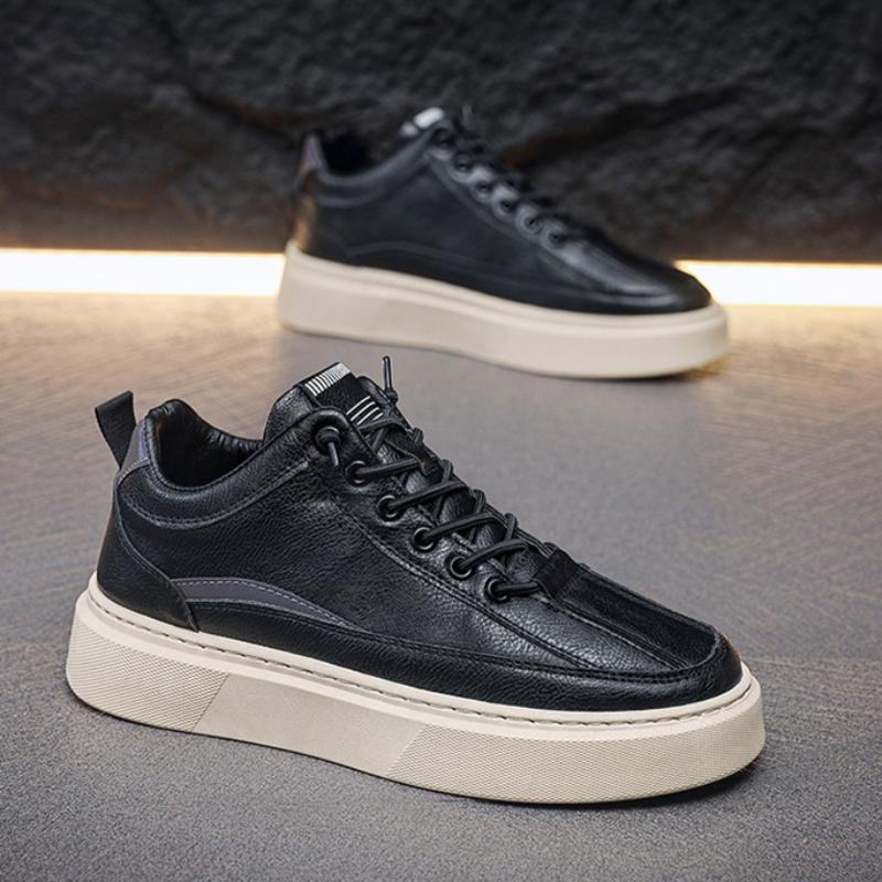 Осенние мужские спортивные туфли на толстой подошве, низкие, слипоны для увеличения роста и нескользящие повседневные туфли