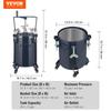 Spray Paint Pressure Pot Tank, 30L/8gal Air Paint Pressure Pot with Manual Mixing Agitator, Leak Repair Sealant for Industry Home Decor Architecture