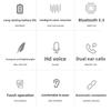 Bluetooth-гарнитура с цифровым дисплеем, внутриканальная Bluetooth-гарнитура, спортивная модель