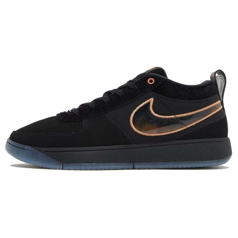 Nike Книга 1 "Haven" Мужские низкие баскетбольные кроссовки Черный Серый Оранжевый FJ4249-001
