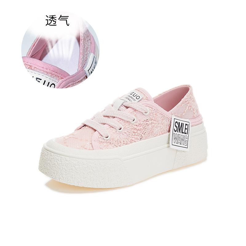 New First Layer Sheepskin Two Wear Little White Shoes 2025 Summer Platform Shoes Casual Board Shoes Women's Shoes Breathable Women's Shoes