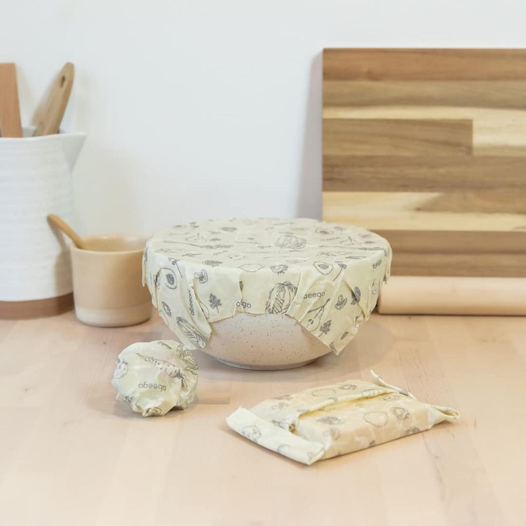 Abeego Beeswax Wrap Set Variety 3 Piece Set