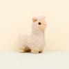 Sweet Cartoon Llama Keychain Soft Plush Toy With Pp Cotton Filling 12cm