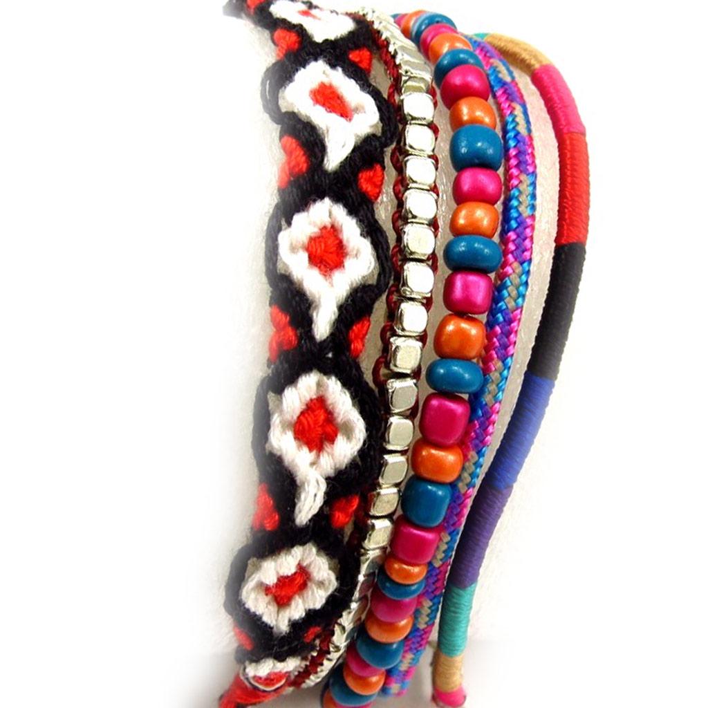 Les Trésors De Lily [K6542] - Дизайнерский браслет «Катманду» tutti frutti