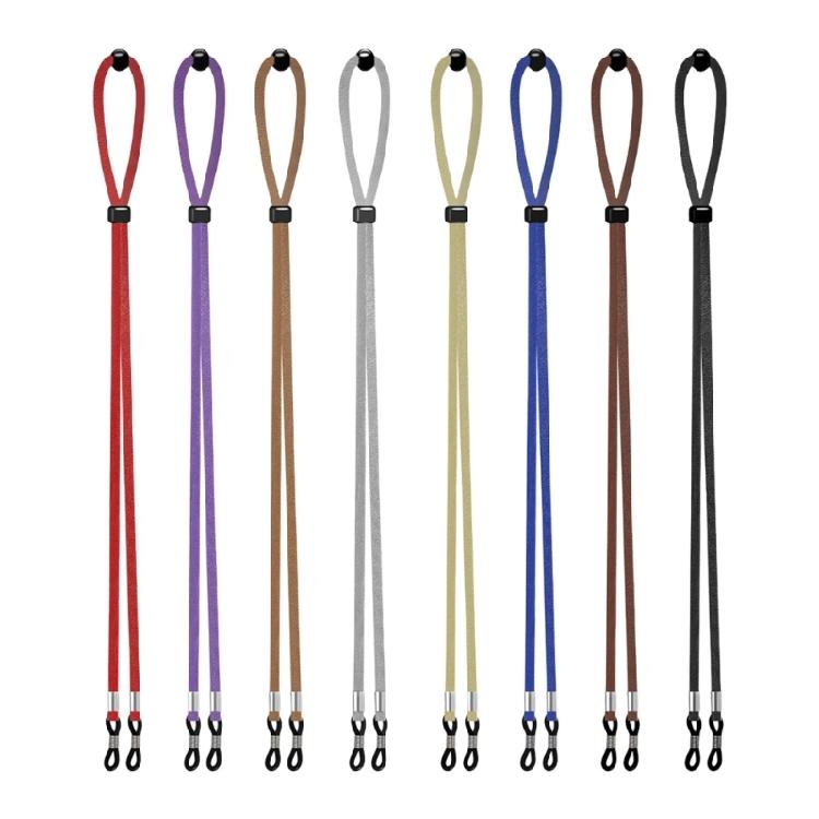 8 шт. Замшевая цепочка для очков, регулируемый ремешок-держатель для очков для мужчин и женщин, аксессуары для очков для чтения