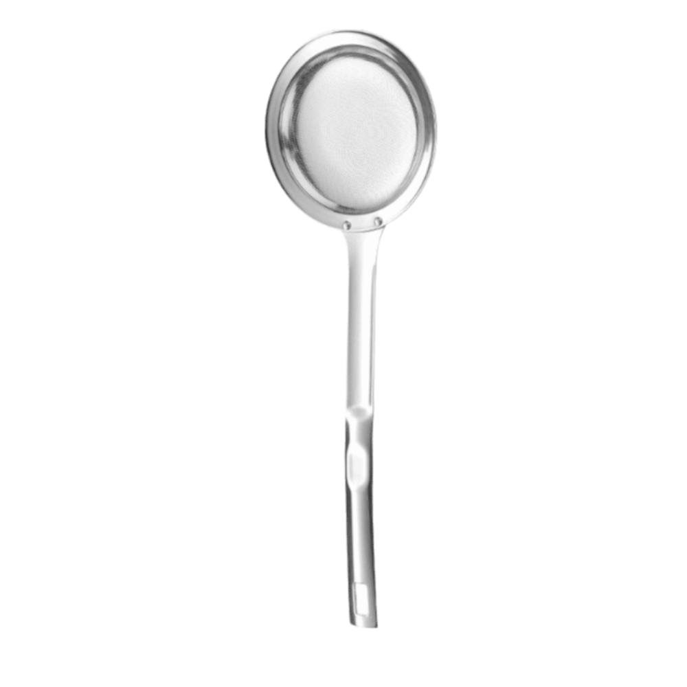 Скиммер для масла из нержавеющей стали с длинной ручкой, многоразовая ложка для фильтрации масла, кухонные гаджеты