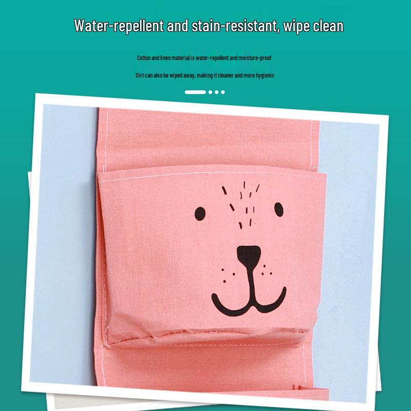 Водонепроницаемый настенный тканевый органайзер для хранения вещей для прикроватной тумбочки или комнаты в общежитии