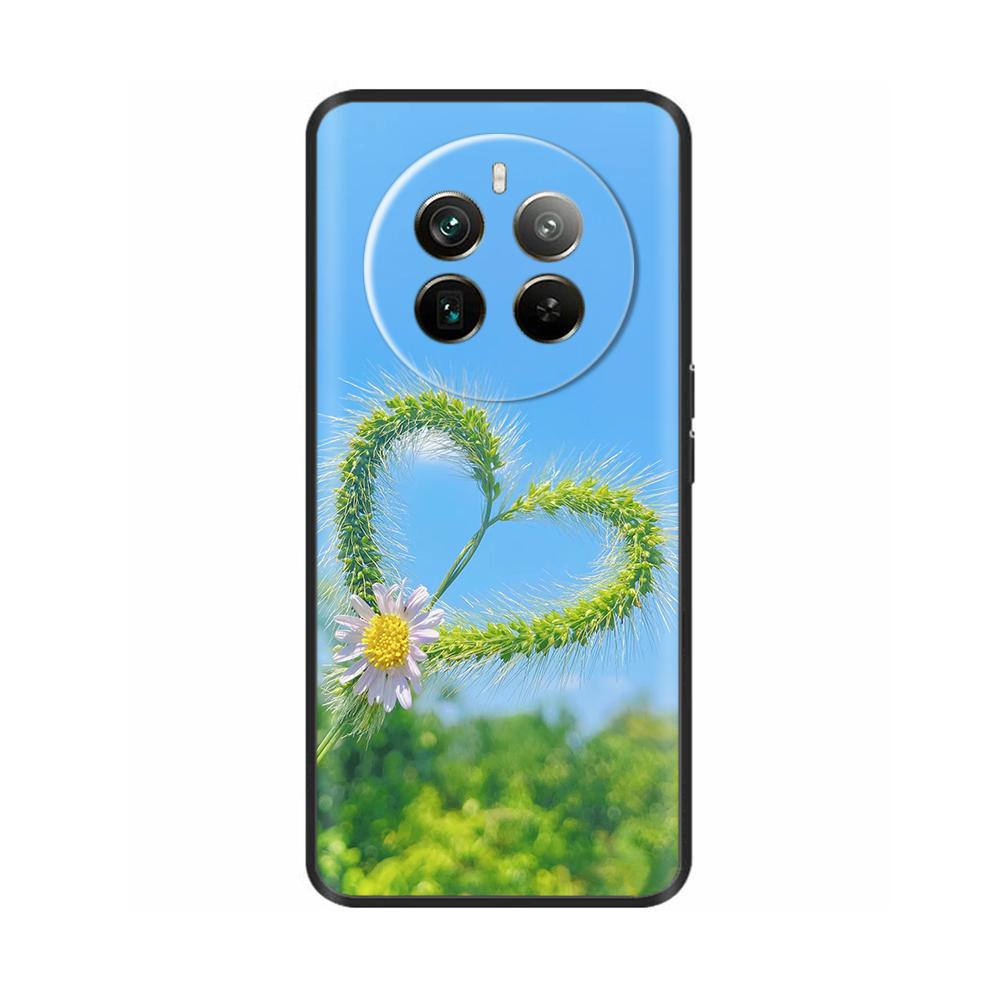 Силиконовый чехол для телефона Realme 12 Pro Plus Мягкая черная задняя крышка для Realme 12 Pro + Realme12 Funda Защитный чехол Coque