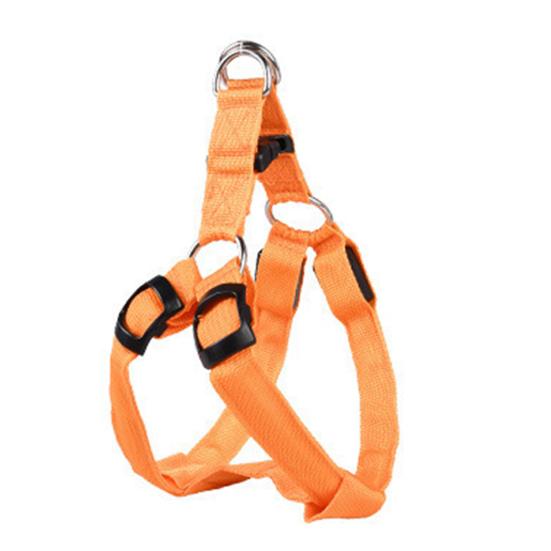 Светодиодная шлейка для питомцев, перезаряжаемая через USB, светящаяся шлейка для собак, 3 режима освещения, регулируемый светящийся в темноте жилет безопасности для ночных прогулок, средние и крупные собаки