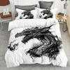 Mystical Dragon Duvet Cover Set Soft Comfortable Duvet Cover For Bedroom Guest Room Bedding Set