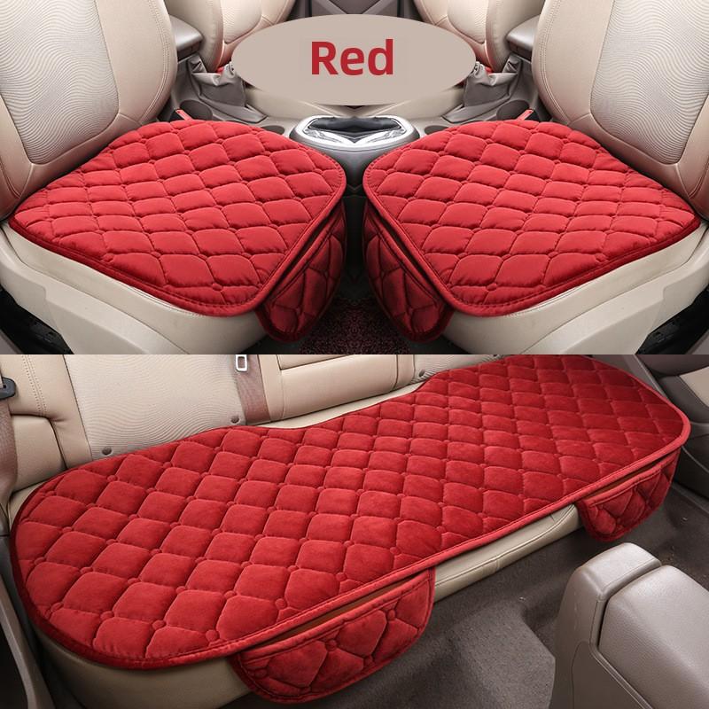 Auto Warm Car Cushion Three-piece Set Car Seat Cushion Three-piece Seat Cushion