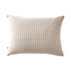Pillowcase Woven-dyed Small Squares Deco "Gaïa Mix" 60 X 60 Cm &; 50 X 70 Cm "Cotton Gauze" - Gaïa Mix Pampa - 50 X 70 Cm