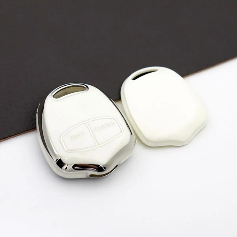 Чехол-сумка для автомобильного ключа Shell Fob TPU для Mitsubishi ASX Mirage Montero Shogun L200 Colt Outlander Pajero Lancer EX Аксессуары