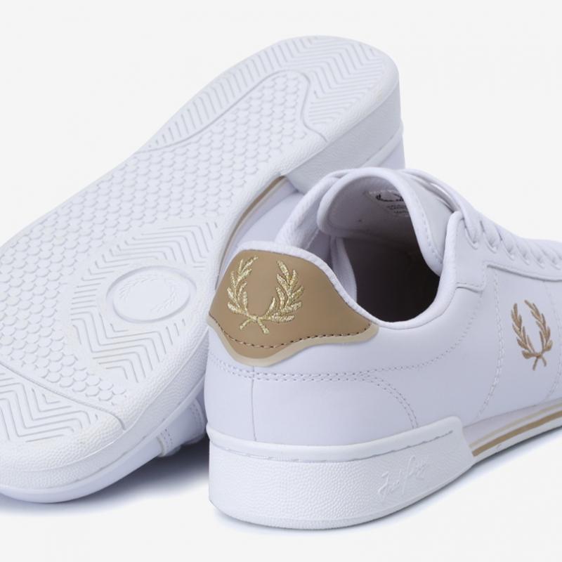 Fred Perry Мужские кожаные кроссовки Sfpm2416311 U67