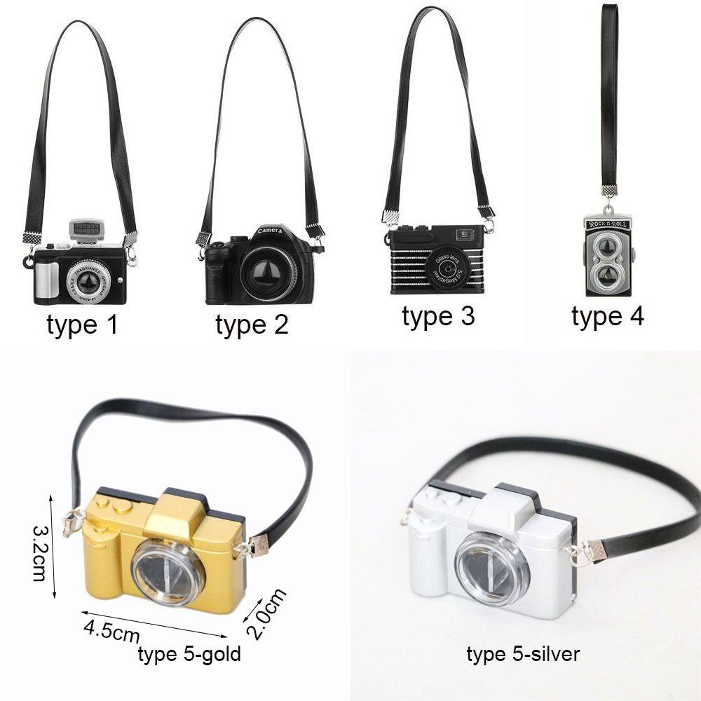 Plastic Dolls Camera Multicolor Miniature Camera Gift Dollhouse Camera 10/20cm Cotton Stuffed Doll