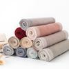 Wool Scarf Autumn and Winter Double Sided Solid Color Scarf Women's Thickened Warm Shawl Simple Tassel Versatile Scarf
