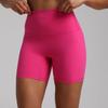 Exported Breathable Tight-Fitting Yoga Shorts with a High Waist, Elastic Peach Butt Lift, and Three-Quarter Length for Fitness