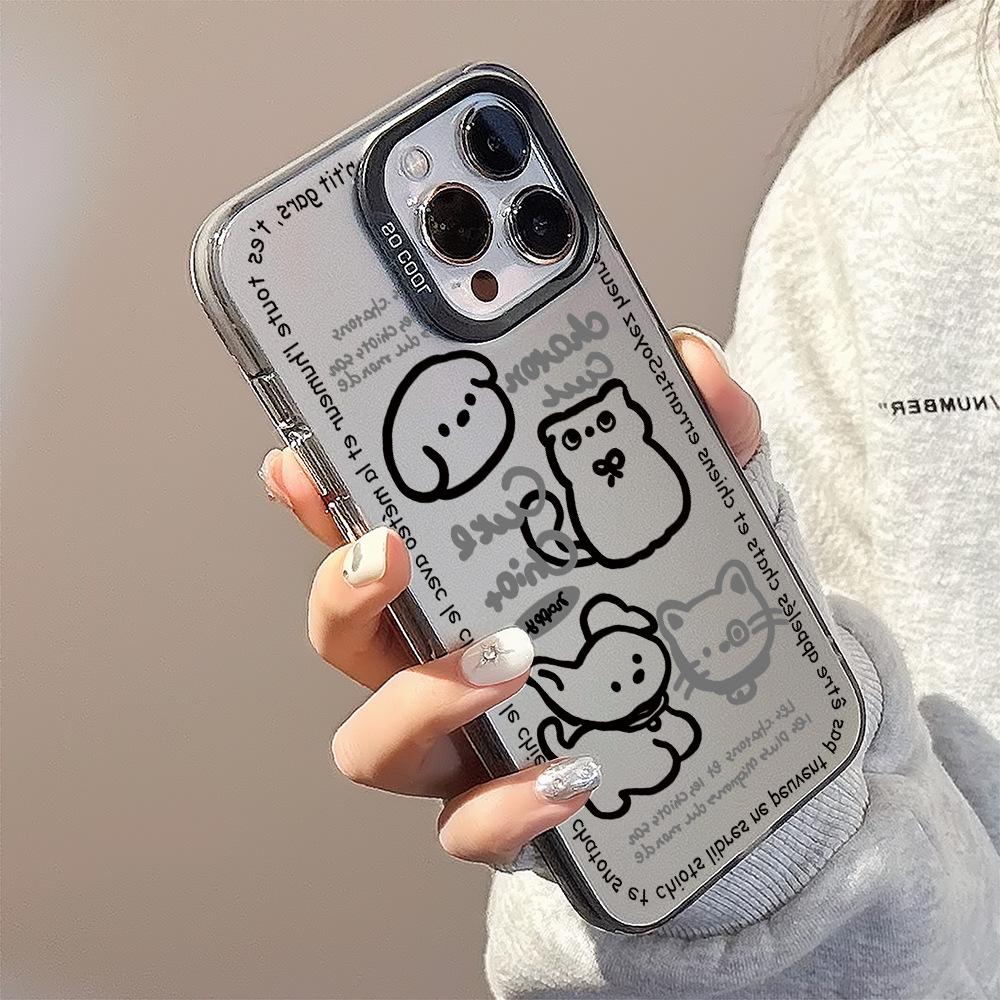 Подходит для iPhone14Pro Фото собаки Макс Чехол для мобильного телефона 16 Apple 13 Противоударный 11 Милый Крутой Мультяшный 15 Лазерный