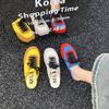 Soft Bottom Super Fire Color Matching Bag Head Half Slippers Women's Summer Wear 2025 Spring New Flat Bottom Lazy One Pedal Sandals