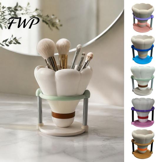 Artistic Stationery Holder 3D Printed Badminton Pen Holder, Desktop Organizer, Creative Desk Compact Organizer Storage Cup for Office Supplies Makeup
