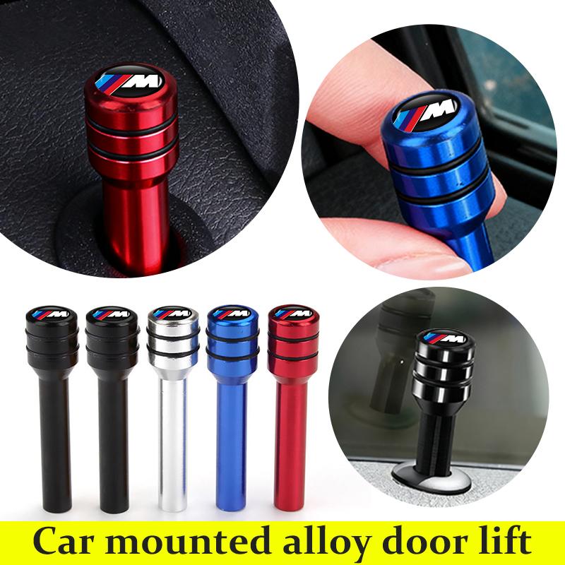 BBKK9 2/4pcs Car Security Door Lock Buckle Interior Knob Pull Pin Cover For BMW M 1 3 4 5 6 7 Series X1 X3 X4 X5 G20 G38 F48 E36 E39