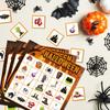 Halloween Party Bingo Game With Call Sheets And Sticker Pack For Kid And Family Events