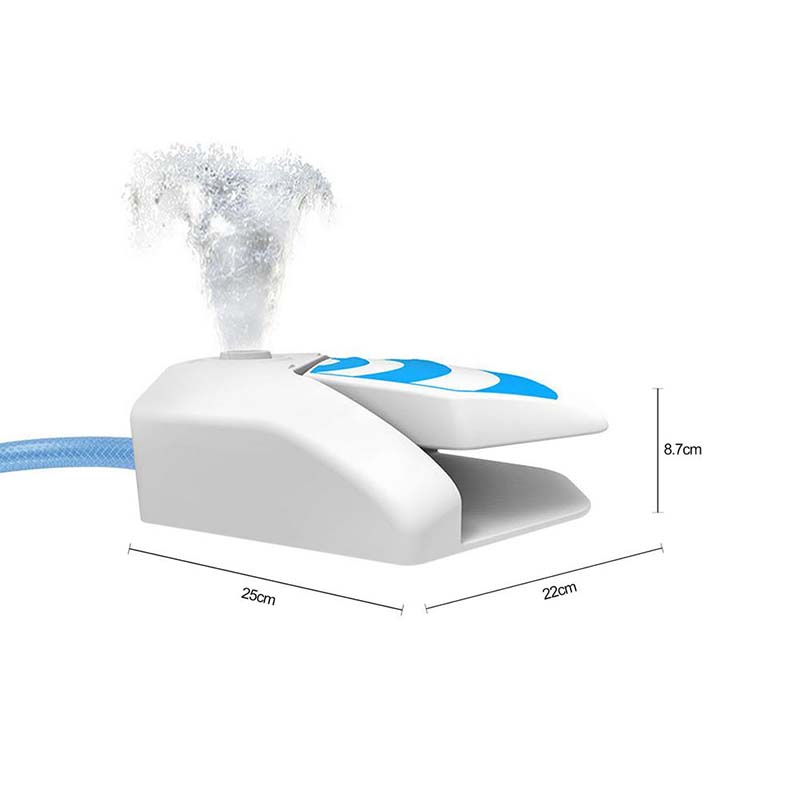 Фонтан для воды для собак, кормушка для домашних животных, ножной распылитель для собак, забавный автоматический диспенсер для питья, большая емкость для поения