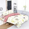 Cute puppy Duvet Cover pillowcase Bedroom Decoration Children Gift adult Single Double bed Large SizeZip Duvet Cover