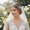 Gold/Silver Bridal Headband Sparkling Headpiece Elegant Bridesmaid Headwear Prom Event