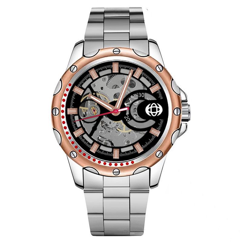 UTHAI M25 Досуг и Мода Мужские Часы Спортивные Автоматические Механические Часы с Полым Механизмом Крутые Часы Подарочные часы для мужчины