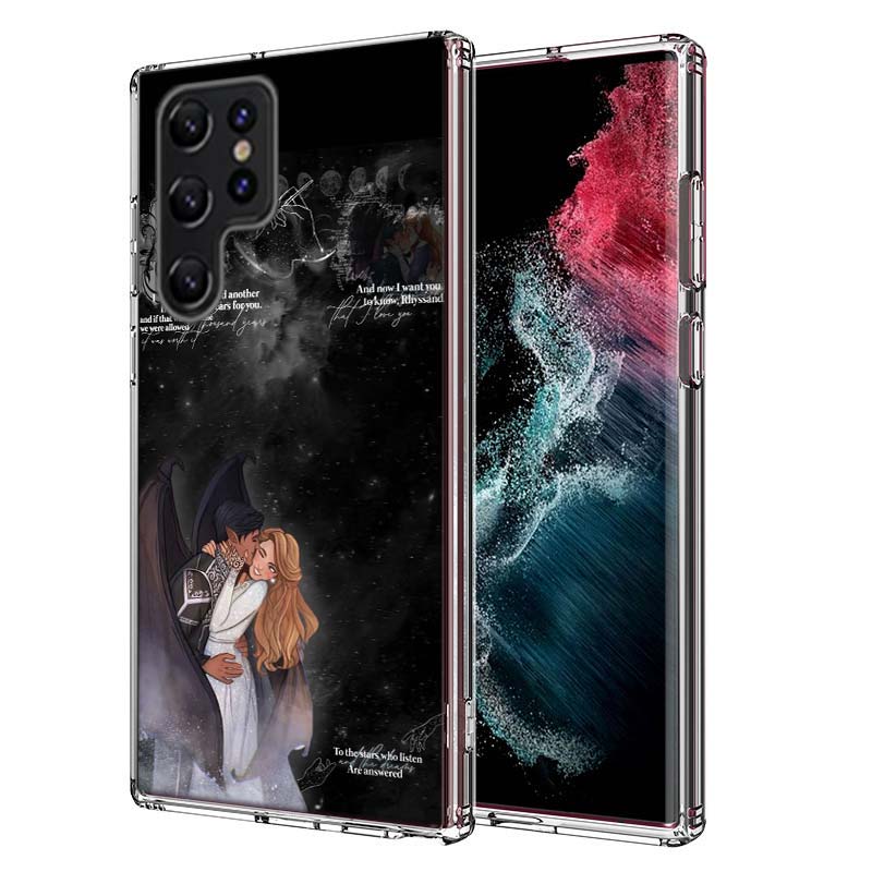 Acotar A Court of Mist and Fury Capa Phone Case For Samsung S26 Ultra S25 Edge Galaxy S23 S21 S20 S24 FE S22 S10 Plus Cover Clea
