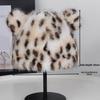 Осенне-зимняя плюшевая шапка рыбака с леопардовым принтом, теплая, женская шляпа-ведро с изображением лица