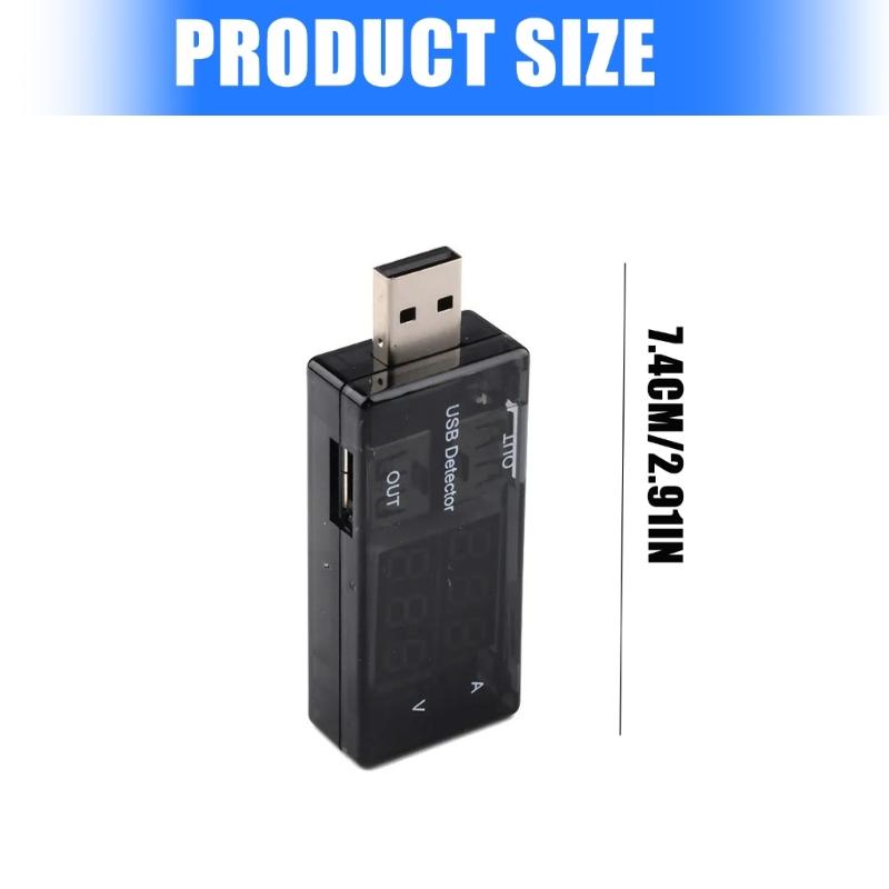 USB Meter Tester Electricity Current Tester USB Battery Checker Electricity Current Voltmeter Ammeter Detector Mobile Tester