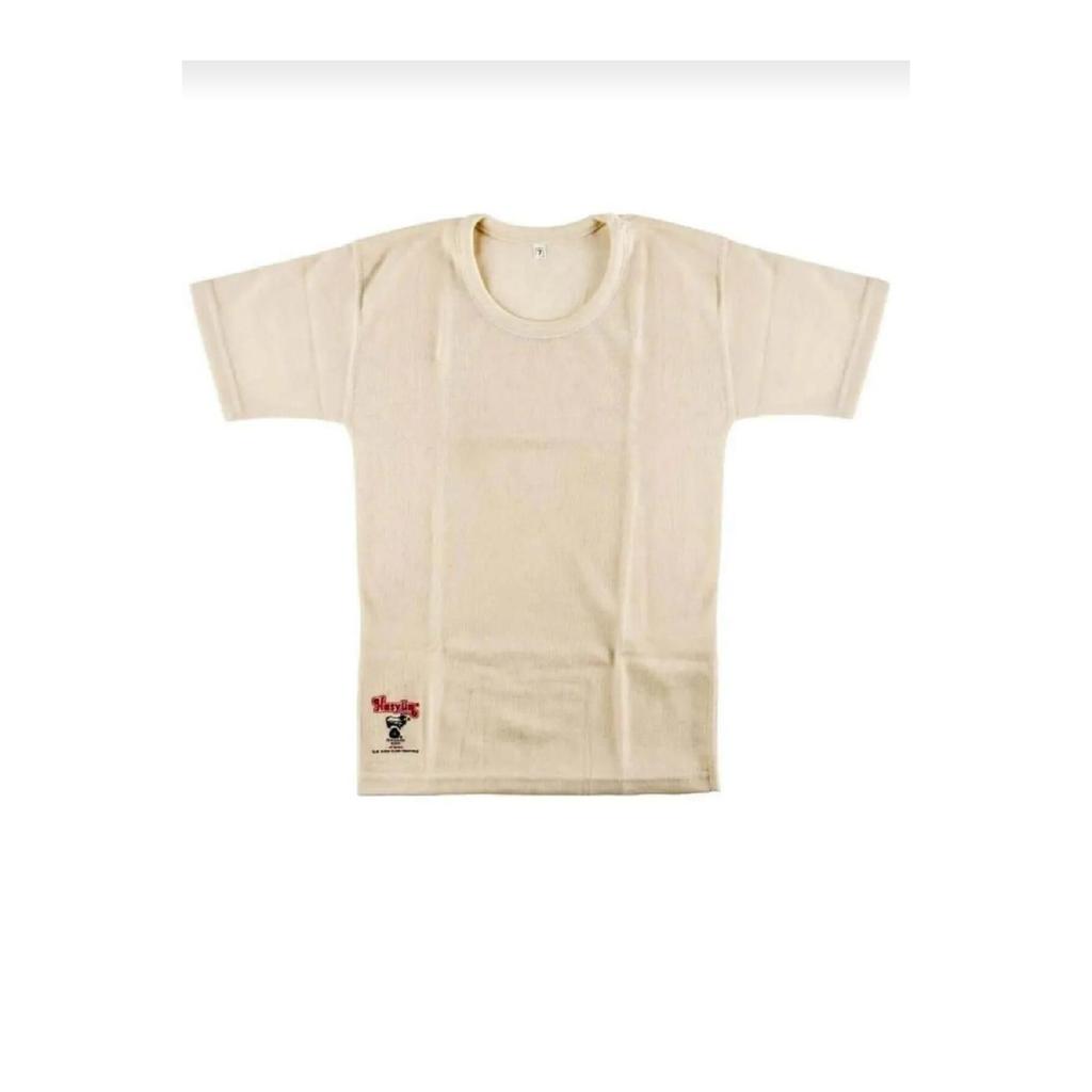 Детское нижнее белье Hasyn 3000 из 100% шерсти с коротким рукавом для спортсменов, 2 шт.