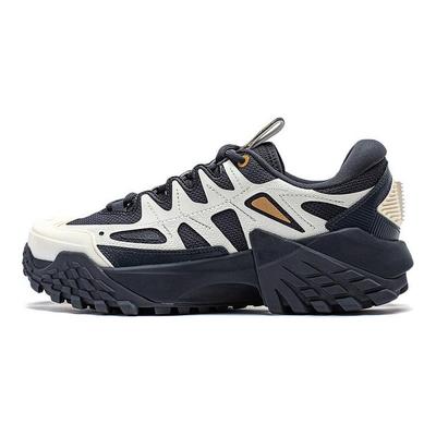 Li Ning CF Su Series Lin Chuan FW Outdoor Hiking Slip Non-Slip Durable Low Top Casual Shoes Men sneakers Black White AGLT161-1