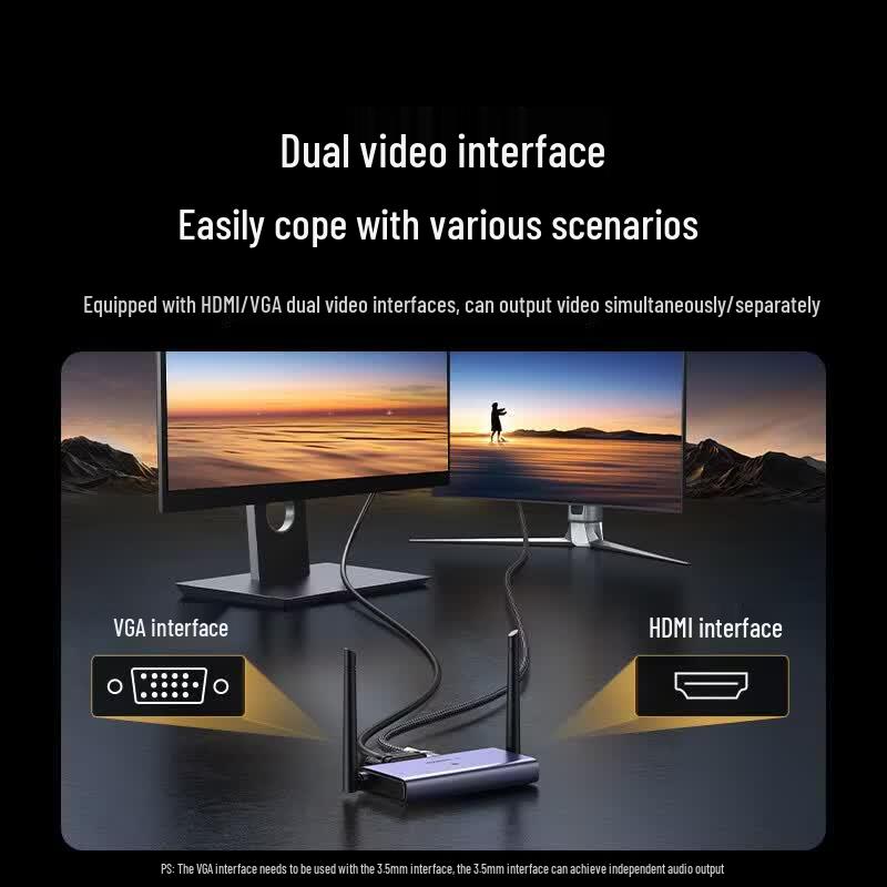 Ugreen Беспроводной HDMI-адаптер 4K с разъемом Type-C