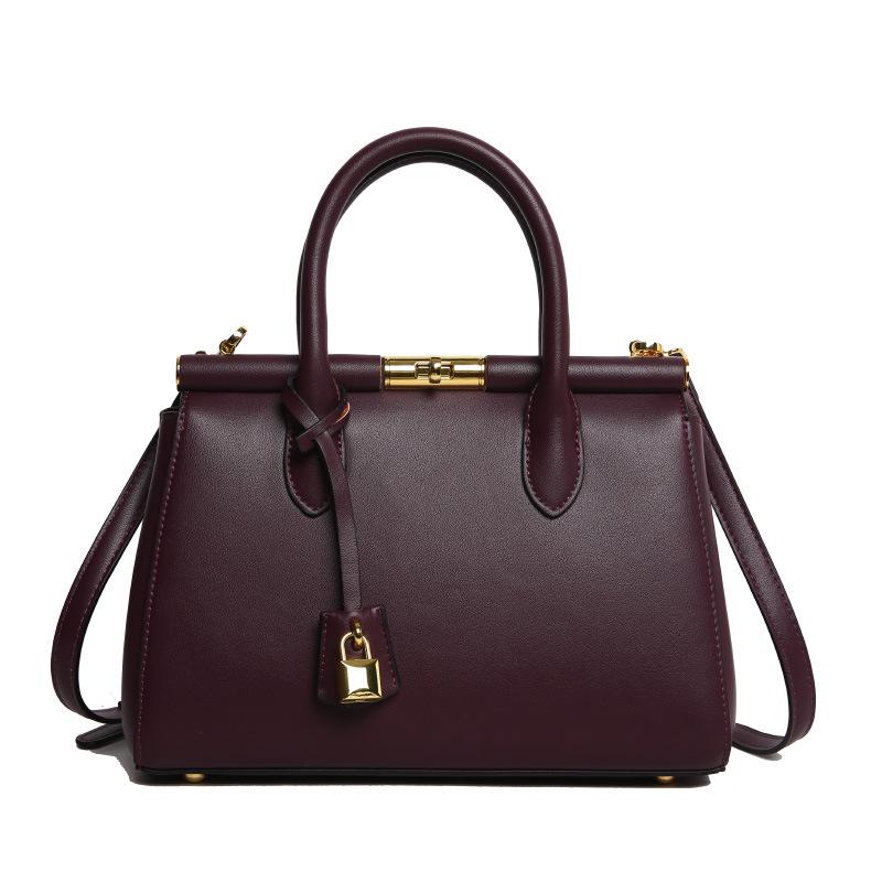 Handbag New Brown High-end Handbag Large Capacity Daily Commuting Can Be Shouldered Crossbody Bag