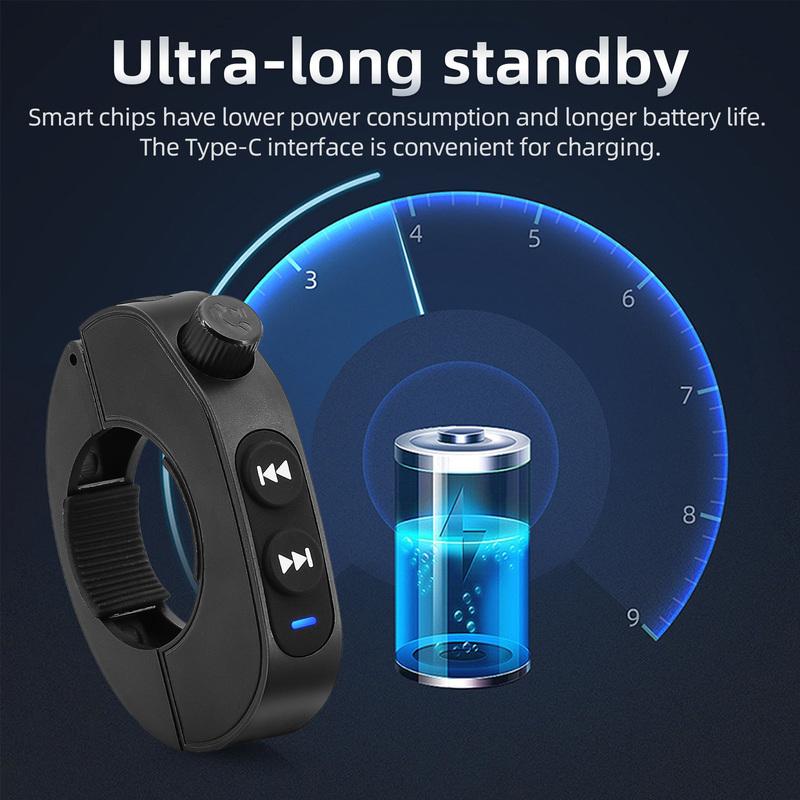 Motorcycle Handlebar Media Controller Steering Wheels Switch Bluetooth-compatible Wireless Media Smart Phone Remote Controller