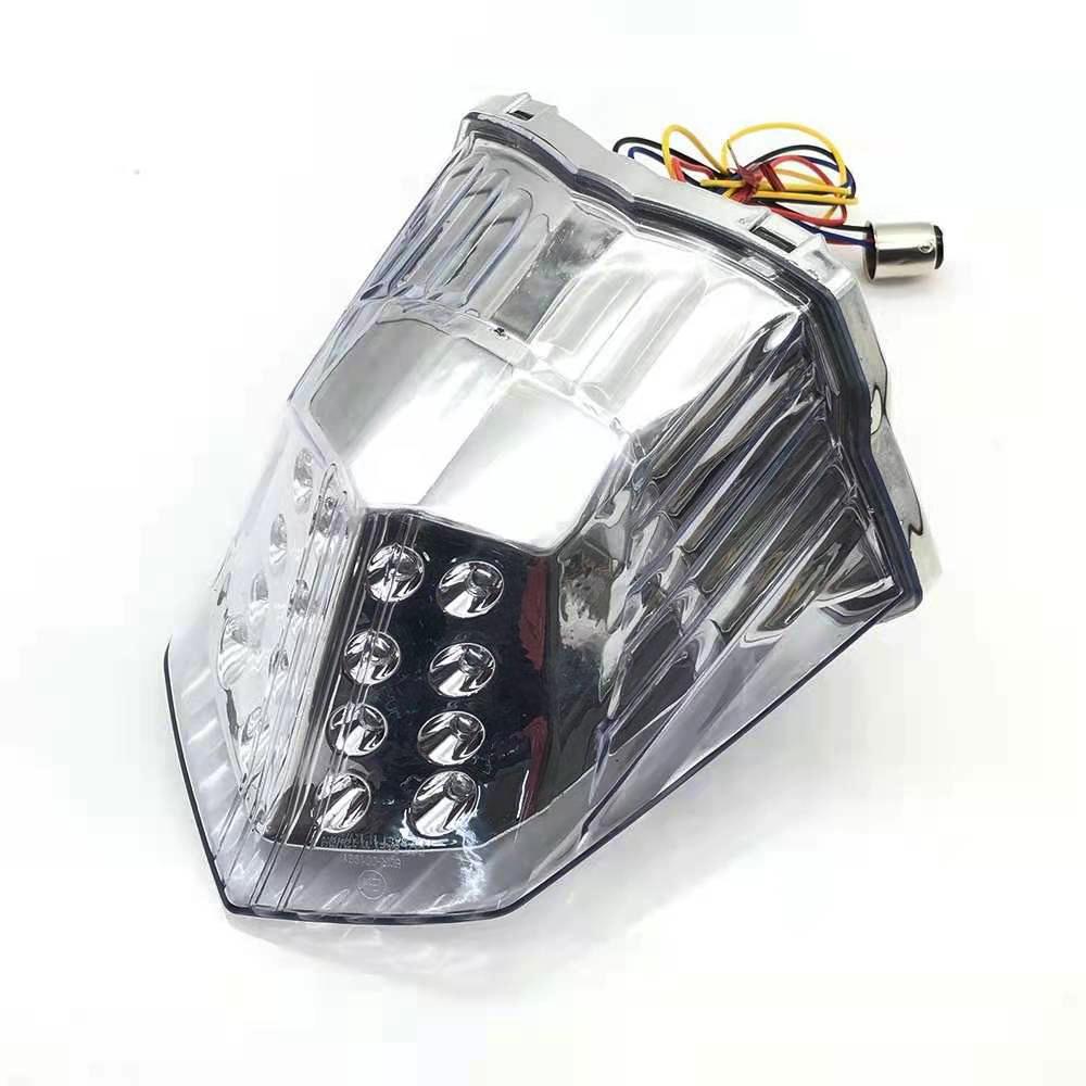 Motorcycle LED Rear Brake Taillight Integrated Turn Signal Light Tail Light For Yamaha XJ6 XJ-6 FZ6R Diversion 600
