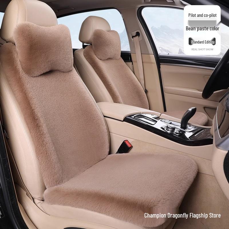 Плюшевая зимняя подушка на сиденье автомобиля для Volkswagen Jetta, Bora, Lavida, Sagitar, Santana, Passat