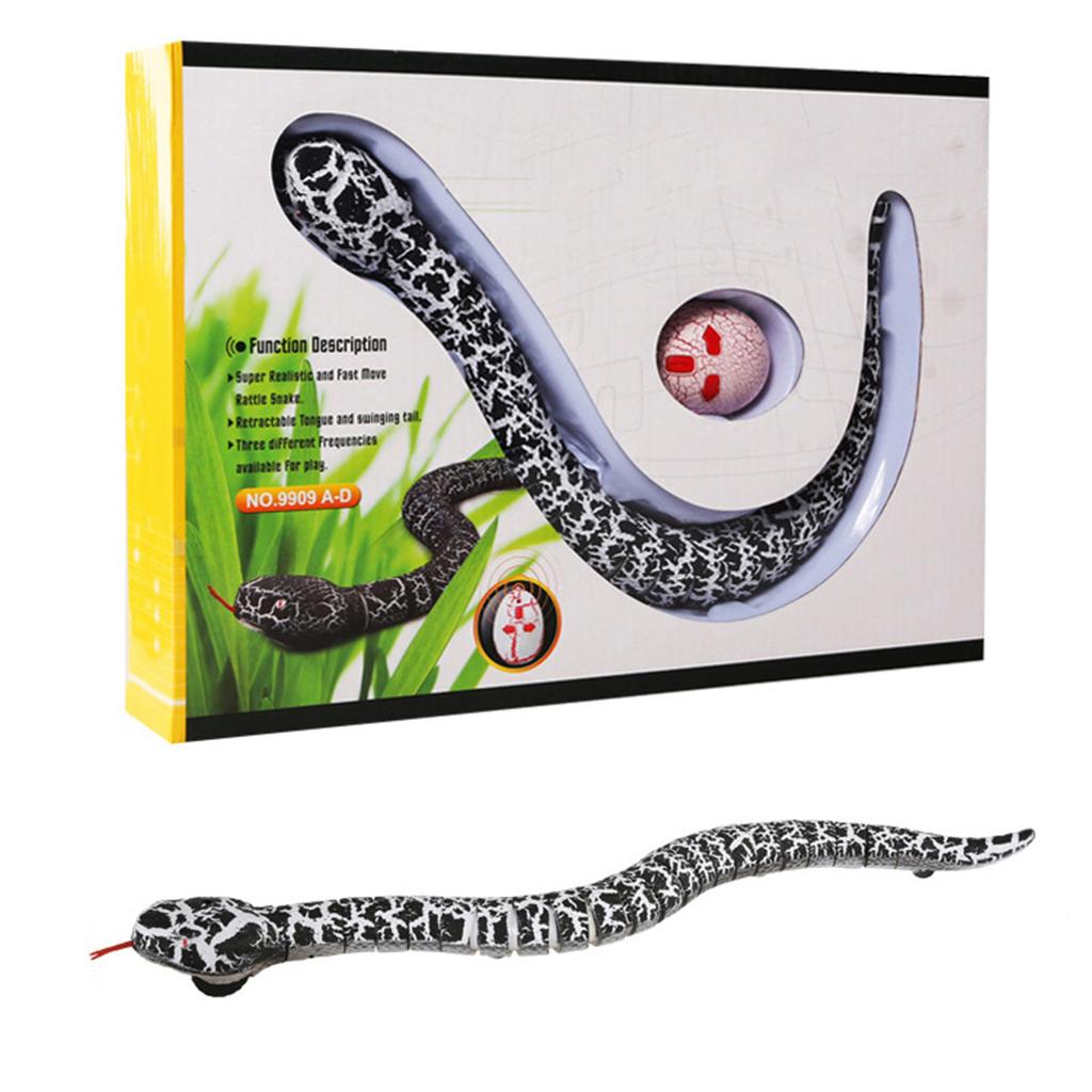 16 Inches Realistic Remote Control RC Snake Toy With Shaped Infrared Contro