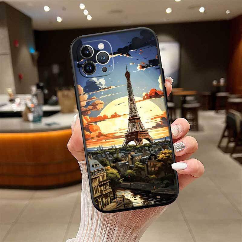 Чехол для телефона Paris Eiffel tower для Xiaomi Poco C40 C51 C50 C55 C65 C71 C75 C85 F8 F7 F6 F5 F3 F2 X7 X6 X4 X3 X2 M7 M6 M5 M4 M3 M2 Pro