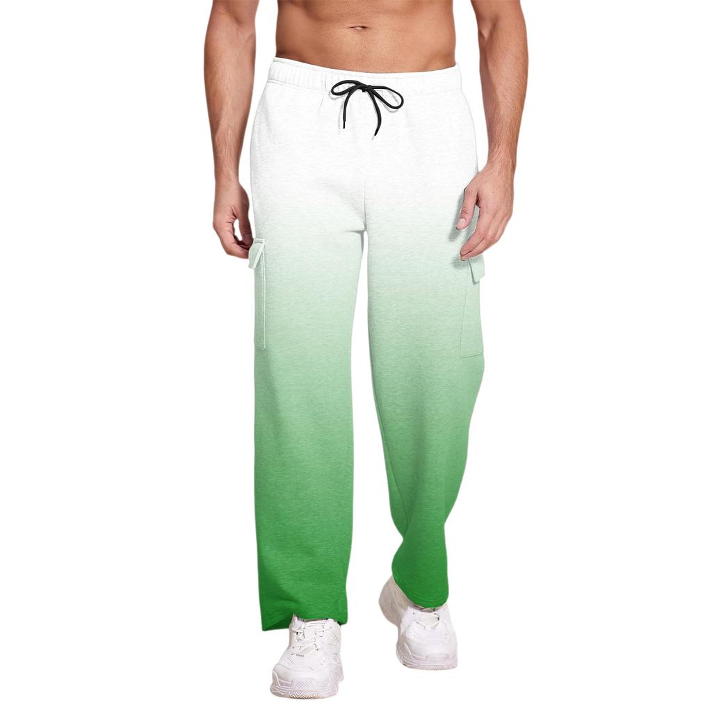 Casual Sports Pants Men's Loose Leggings Long Panel Fitness Running Training Pants