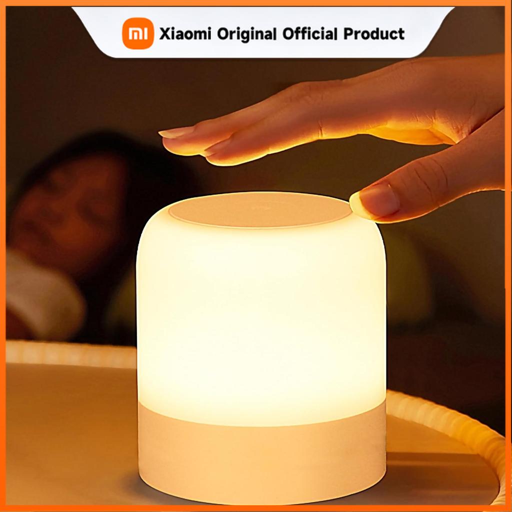 Xiaomi 1pcPortable Baby Night Light,3 Colours Egg Light for Nursery,Rechargeable Night Light for Kids,Small Cordless Table&Bedside Lamp