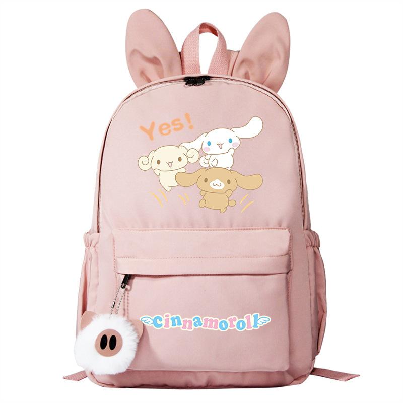 Cartoon Big Ears Dog Schoolbag Primary And Secondary School Students Large Capacity College Wind Double Shoulder Rabbit Ear Backpack