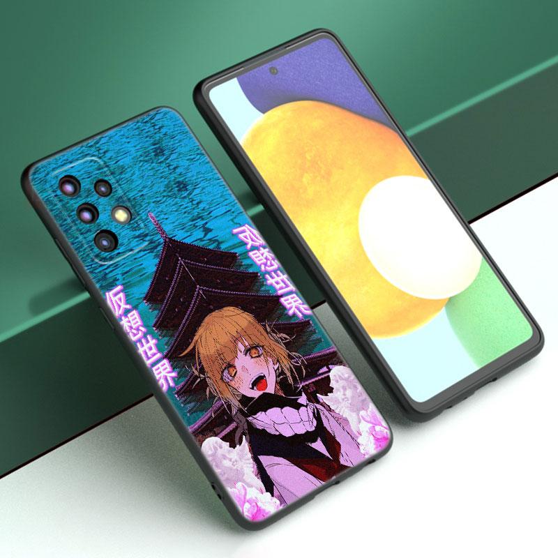 Чехол с изображением аниме Vaporwave Glitch для Samsung A04 A21 A30 A50 A52 S A13 A14 A22 A23 A32 A53 A73 5G A11 A12 A31 A33 A51 A70 A71 A72