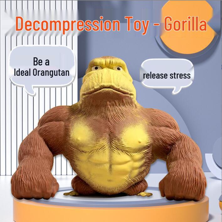 Multi-Color Stretchable Gorilla Toy - Creative Decompression & Stress Relief