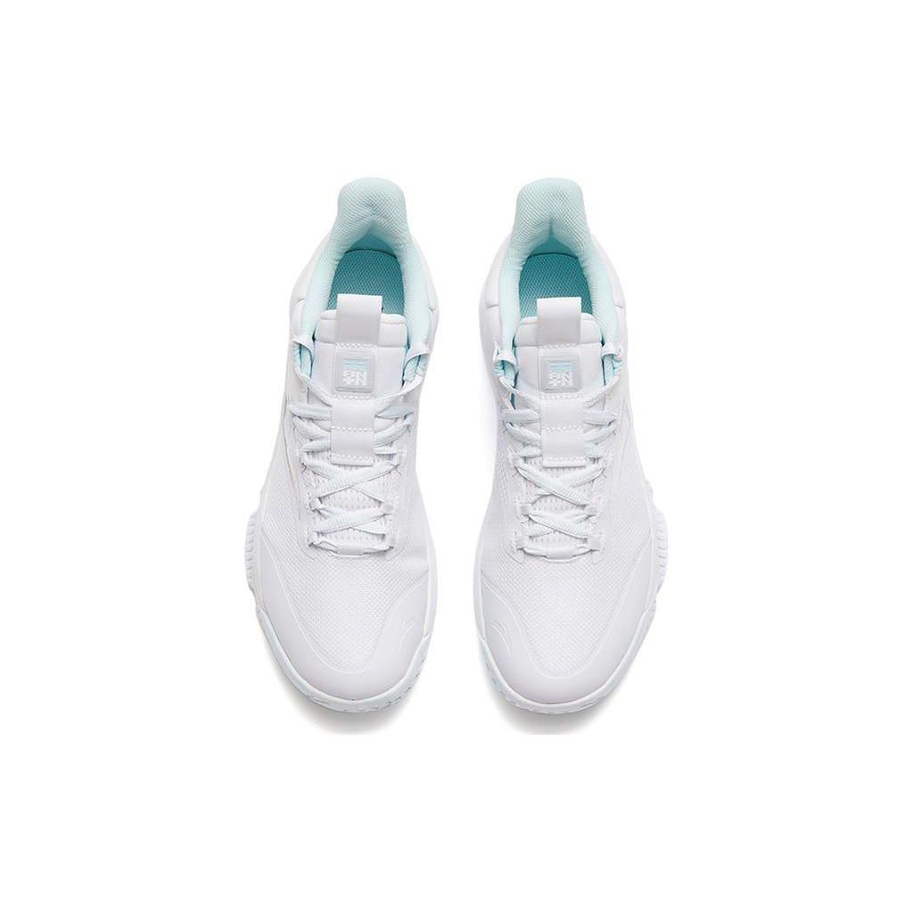 Anta Badass Practical Trendy Non-Slip Wear-Resistant Low-Top Basketball Shoes Men Sneakers White 912241601-3