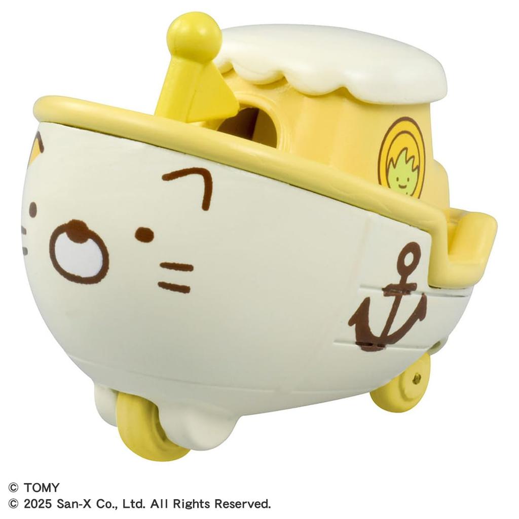 TAKARA TOMY Tomica Dream Tomica SP Sumikkogurashi Dream Boat Cat Miniature Car Toy for Ages 3 and Up